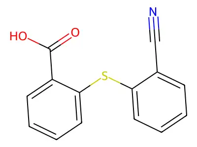 2-(2-Cyanophenylthio)benzoic acid structure