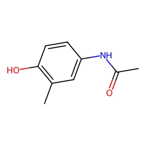 4-Acetamido-2-methylphenol structure
