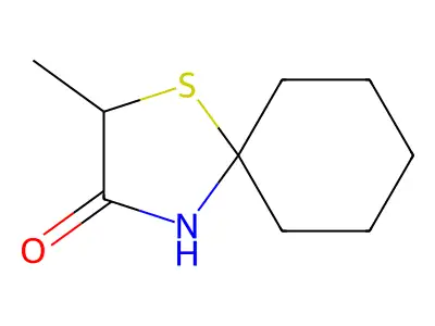2-Methyl-1-thia-4-azaspiro[4.5]decan-3-one structure