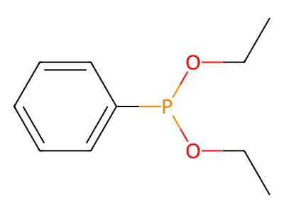 Diethyl phenylphosphonite structure