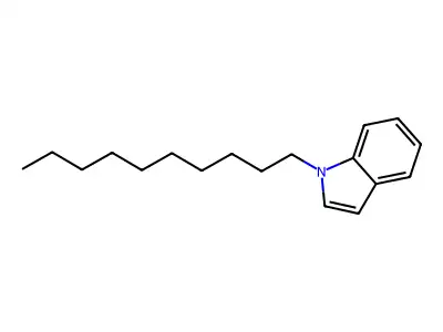 1H-Indole, 1-decyl- structure