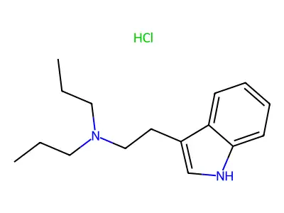 N,N-Di-n-propyltryptamine hydrochloride structure