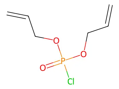 Diallyl chlorophosphate structure