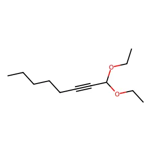 1,1-Diethoxyoct-2-yne structure
