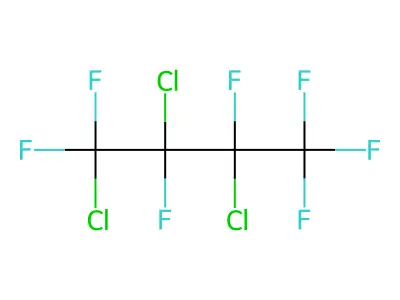 1,2,3-Trichloro-1,1,2,3,4,4,4-heptafluorobutane structure