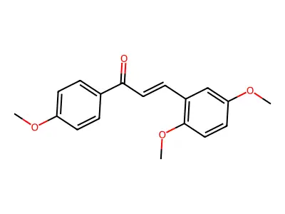 3-(2,5-Dimethoxyphenyl)-1-(4-methoxyphenyl)prop-2-en-1-one structure