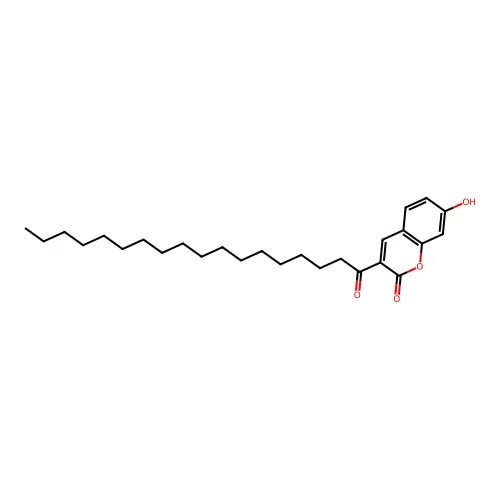 3-Octadecanoylumbelliferone structure