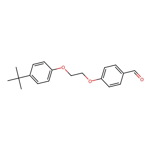 4-[2-(4-Tert-butylphenoxy)ethoxy]benzaldehyde structure