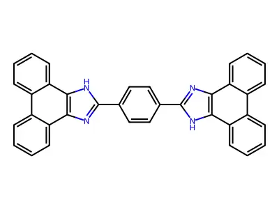 2-[4-(1H-phenanthro[9,10-d]imidazol-2-yl)phenyl]-1H-phenanthro[9,10-d]imidazole structure