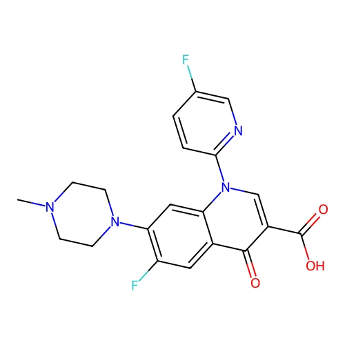 Fandofloxacin structure