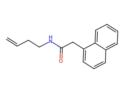 N-(But-3-en-1-yl)-2-(naphthalen-1-yl)acetamide structure