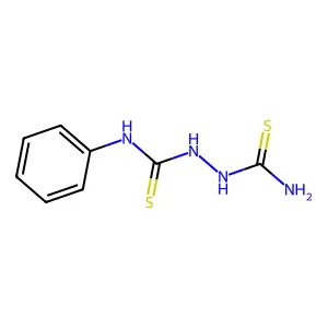 1,2-Hydrazinedicarbothioamide, N-phenyl- structure