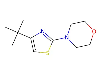 4-(4-Tert-butyl-1,3-thiazol-2-yl)morpholine structure