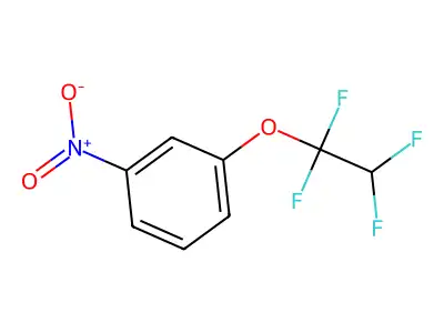 alpha,alpha,beta,beta-Tetrafluoro-m-nitrophenetole structure