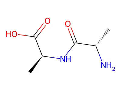 L-Alanyl-L-alanine structure