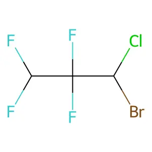 Propane, 1-bromo-1-chloro-2,2,3,3-tetrafluoro- structure