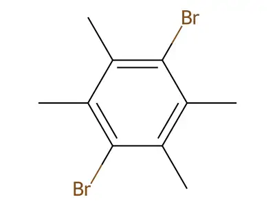 Benzene, 1,4-dibromo-2,3,5,6-tetramethyl- structure