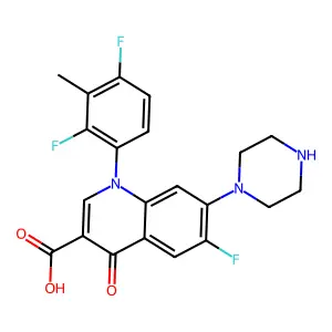 Quinolone der. structure