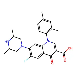 Quinolone der. structure
