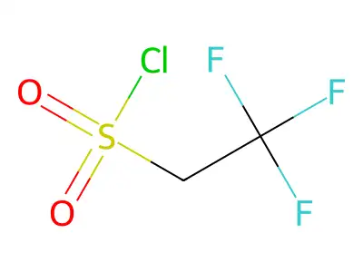 2,2,2-Trifluoroethanesulfonyl chloride structure