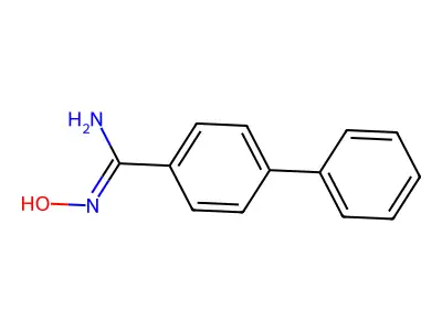 N'-hydroxy-4-phenylbenzene-1-carboximidamide structure