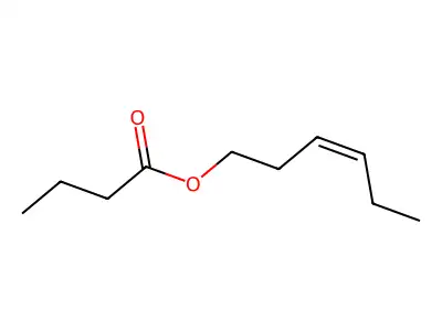 Hex-3-en-1-yl butanoate structure