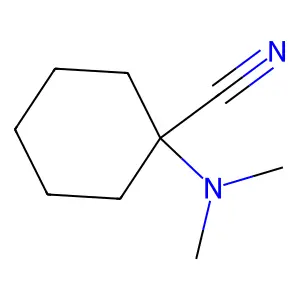 1-(Dimethylamino)cyclohexanecarbonitrile structure