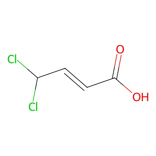 4,4-Dichloro-2-butenoic acid structure