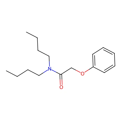 N,N-dibutyl-2-phenoxyacetamide structure