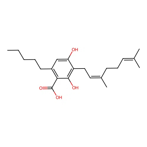 Cannabinerolic acid structure