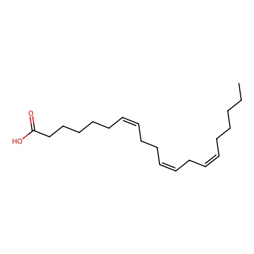 7Z,11Z,14Z-eicosatrienoic acid structure