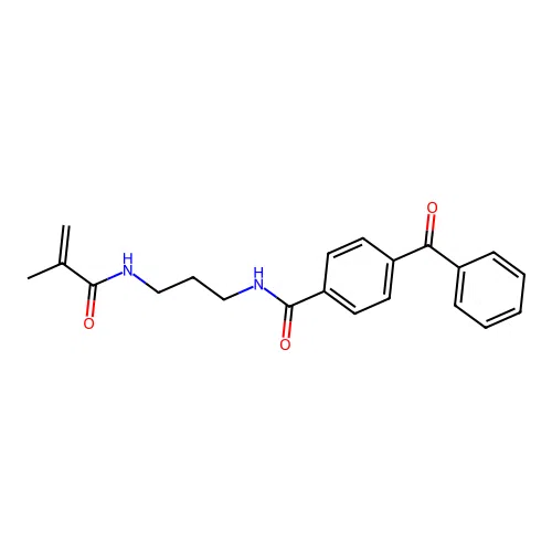 4-Benzoyl-N-[3-(2-methyl-acryloylamino)-propyl]-benzamide structure