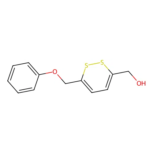[6-(Phenoxymethyl)dithiin-3-yl]methanol structure