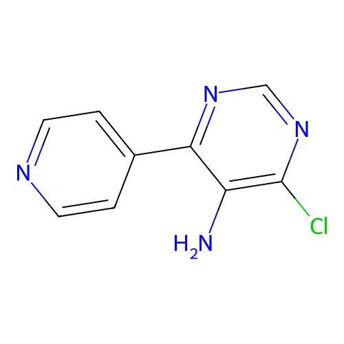 4-Chloro-6-pyridin-4-ylpyrimidin-5-amine structure