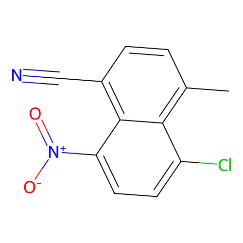 5-Chloro-4-methyl-8-nitronaphthalene-1-carbonitrile structure