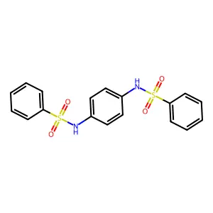 N-[4-(benzenesulfonamido)phenyl]benzenesulfonamide structure