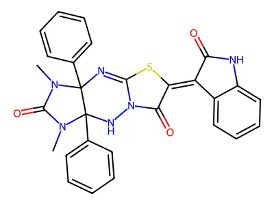 C28H22N6O3S structure