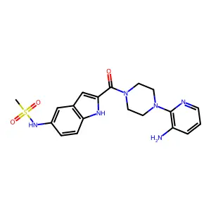 N-Desisopropyl delavirdine structure