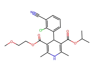 2-((3-Cyano-4,6-dimethylpyridin-2-yl)thio)-N-(2-methyl-4-nitrophenyl)propanamide structure