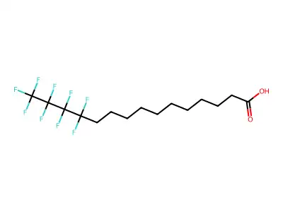 11-(Perfluorobutyl)undecanoic acid structure