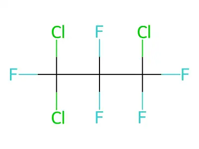 1,1,3-Trichloro-1,2,2,3,3-pentafluoropropane structure