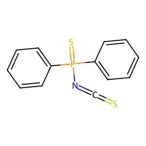 Diphenylphosphinothioyl isothiocyanate structure