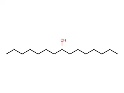 Pentadecan-8-ol structure