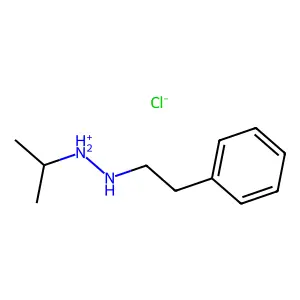 1-(2-Phenylethyl)-2-(propan-2-yl)hydrazine--hydrogen chloride (1/1) structure
