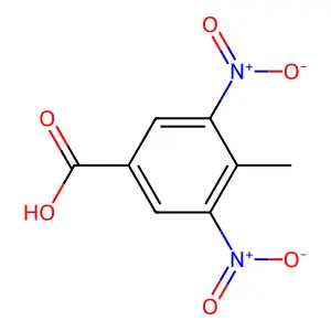 3,5-Dinitro-p-toluic acid structure