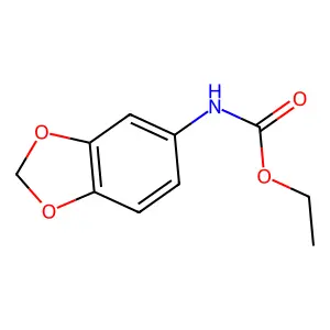 Ethyl (1,3-benzodioxolan-5-yl)carbamate structure