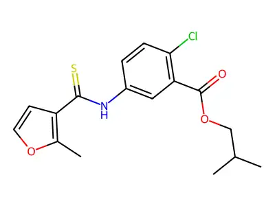 Benzoic acid der. structure