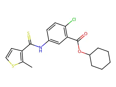 Thiophenecarbothioanilide deriv. structure