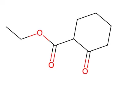Ethyl 2-oxocyclohexanecarboxylate structure