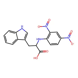 N-(2,4-Dinitrophenyl)-L-tryptophan structure